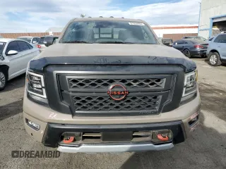 2024 Nissan Titan Pro-4X with VIN 1N6AA1ED3RN103011, listed as a Copart auction lot 87050954 with 8,829 mi miles and Salvage title. Bid and sale history available at DreamBid. Image 5.