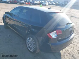 2007 Audi A3 with VIN WAUNF78P57A093209, listed as a IAAI auction lot 41650745 with 155,471 mi miles. Bid and sale history available at carsss.com. Image 3.