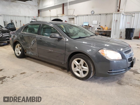 2009 Chevrolet Malibu 1LS with VIN 1G1ZG57B594205433, listed as a Copart auction lot 52540495 with 130,742 mi miles and Non Repairable. Bid and sale history available at DreamBid. Image 4.