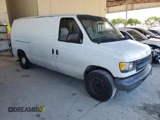 2002 Ford Econoline Cargo with VIN 1FTRE14292HB60778, listed as a Copart auction lot 74345234 with 173,366 mi miles and Salvage Title. Bid and sale history available at DreamBid. Image 4.