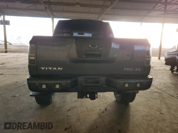 2011 Nissan Titan SL with VIN 1N6AA0EC3BN313227, listed as a Copart auction lot 42857425 with 180,084 mi miles and Salvage Title. Bid and sale history available at carsss.com. Image 6.