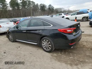 2017 Hyundai Sonata Sport with VIN 5NPE34AF8HH582578, listed as a Copart auction lot 43560525 with Not Provided miles and Salvage Title. Bid and sale history available at carsss.com. Image 2.
