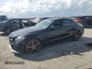2016 Mercedes-Benz C 450 AMG with VIN 55SWF6EB1GU112905, listed as a Copart auction lot 51750185 with 70,084 mi miles and Clean Title. Bid and sale history available at carsss.com. Image 1.