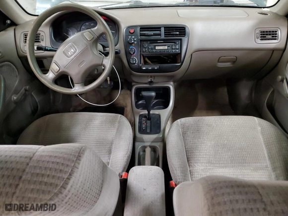 1999 Honda Civic VP with VIN 2HGEJ6611XH594868, listed as a Copart auction lot 45193835 with 180,914 mi miles and Salvage Title. Bid and sale history available at carsss.com. Image 8.