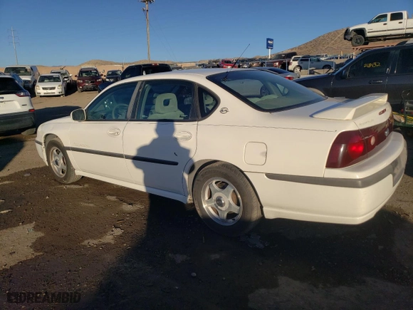 2001 Chevrolet Impala LS with VIN 2G1WH55K519365509, listed as a Copart auction lot 86178394 with 153,823 mi miles and Salvage Title. Bid and sale history available at carsss.com. Image 2.
