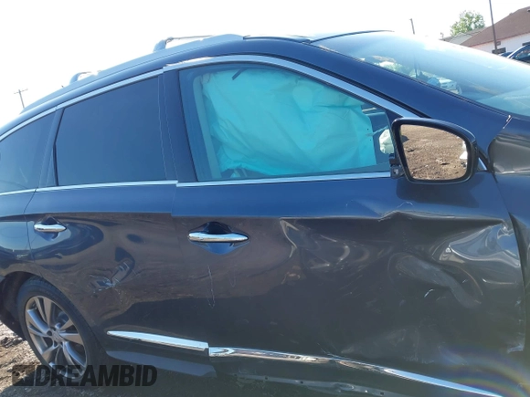 2014 Infiniti QX60 with VIN 5N1AL0MM7EC533909, listed as a IAAI auction lot 42370543 with 159,958 mi miles and . Bid and sale history available at DreamBid. Image 12.
