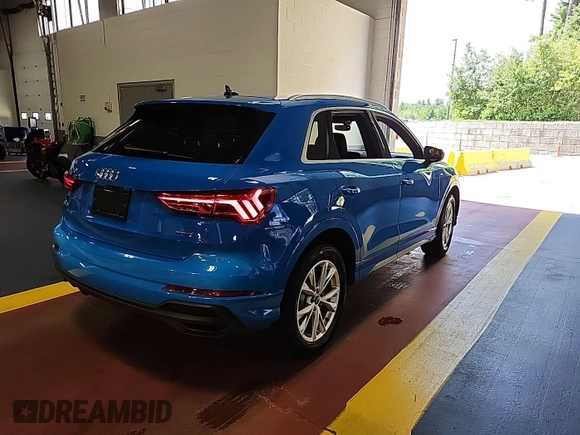 2023 Audi Q3 S line Premium with VIN WA1DECF30P1112673, listed as a IAAI auction lot 42808880 with 43,932 mi miles and . Bid and sale history available at DreamBid. Image 20.