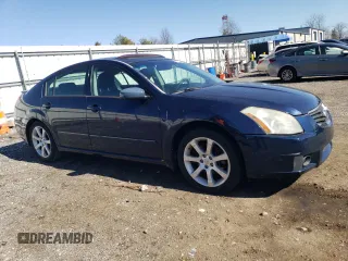 2007 Nissan Maxima 3.5 SE with VIN 1N4BA41E07C827776, listed as a Copart auction lot 86473474 with 167,047 mi miles and Salvage Title. Bid and sale history available at carsss.com. Image 4.