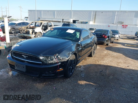 2014 Ford Mustang V6 with VIN 1ZVBP8AM9E5200757, listed as a IAAI auction lot 41976671 with 125,058 mi miles. Bid and sale history available at carsss.com. Image 17.