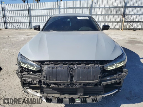 2023 BMW 4 Series 430i z VIN WBA63AV07PFP23963, wystawiony jako Copart lot #79686924 z przebiegiem 39 151 mil mil oraz Szkoda całkowita • Salvage title. Historia ofert i sprzedaży dostępna na DreamBid. Obrazek 5.
