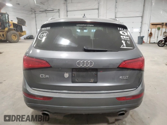 2016 Audi Q5 Premium Plus with VIN WA1L2AFP7GA060776, listed as a Copart auction lot 54082305 with 163,219 mi miles and Clean Title. Bid and sale history available at carsss.com. Image 6.