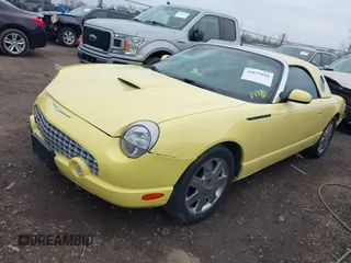 2002 Ford Thunderbird w/Hardtop Premium with VIN 1FAHP60A52Y105685, listed as a IAAI auction lot 41879044 with 116,772 mi miles. Bid and sale history available at carsss.com. Image 2.