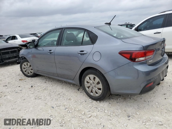 2020 Kia Rio S with VIN 3KPA24AD7LE267638, listed as a Copart auction lot 44261595 with 89,615 mi miles and Salvage Title. Bid and sale history available at carsss.com. Image 2.
