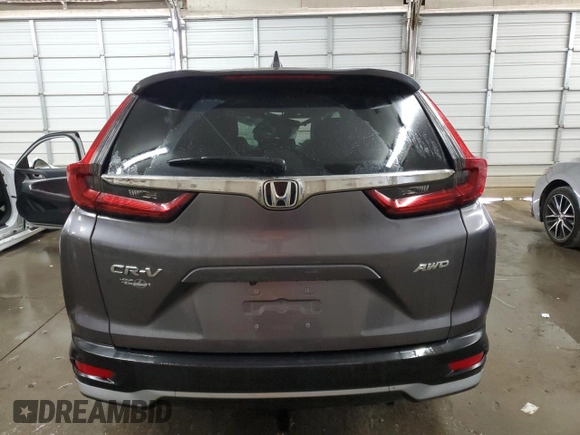 2020 Honda CR-V EX with VIN 7FARW2H52LE020925, listed as a Copart auction lot 50383055 with 45,290 mi miles and Salvage Title. Bid and sale history available at carsss.com. Image 6.