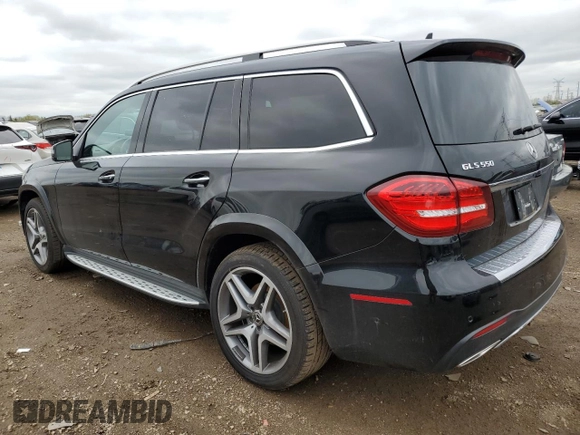 2017 Mercedes-Benz GLS 550 z VIN 4JGDF7DE8HA936688, wystawiony jako Copart lot #55679235 z przebiegiem 59 009 mil mil oraz Szkoda całkowita • Salvage title. Historia ofert i sprzedaży dostępna na DreamBid. Obrazek 2.