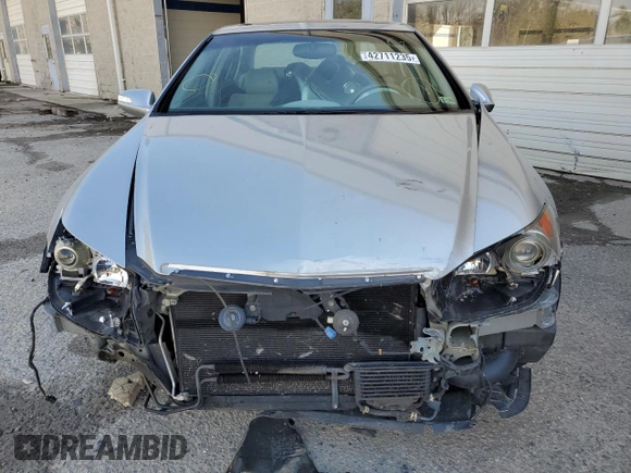 2008 Acura RL with VIN JH4KB16528C001848, listed as a Copart auction lot 42711235 with 156,055 mi miles and Salvage Title. Bid and sale history available at DreamBid. Image 5.