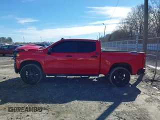 2021 Chevrolet Silverado 1500 Custom Trail Boss with VIN 1GCPYCEF6MZ374961, listed as a IAAI auction lot 41450188 with 41,605 mi miles and . Bid and sale history available at DreamBid. Image 14.