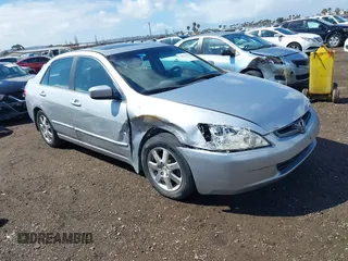 2005 Honda Accord EX-L z VIN 1HGCM66585A037579, wystawiony jako IAAI lot #41701332 z przebiegiem 126 767 mil mil oraz . Historia ofert i sprzedaży dostępna na DreamBid. Obrazek 1.