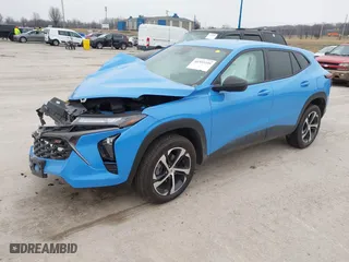 2024 Chevrolet Trax 1RS with VIN KL77LGE21RC149633, listed as a IAAI auction lot 41555209 with 22,277 mi miles. Bid and sale history available at carsss.com. Image 16.