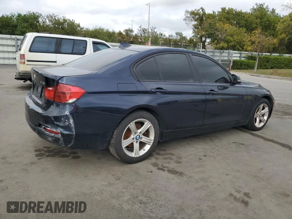 2015 BMW 3 Series 328i with VIN WBA3A5C54FF609710, listed as a Copart auction lot 47503585 with 136,312 mi miles and Clean Title. Bid and sale history available at carsss.com. Image 3.