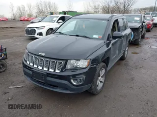 2016 Jeep Compass High Altitude Edition with VIN 1C4NJDEB4GD695249, listed as a IAAI auction lot 42030142 with 155,849 mi miles. Bid and sale history available at carsss.com. Image 2.
