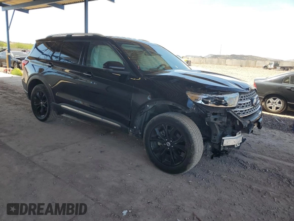 2021 Ford Explorer Limited with VIN 1FMSK8FH9MGB05529, listed as a Copart auction lot 51064645 with 52,626 mi miles and Salvage Title. Bid and sale history available at carsss.com. Image 4.