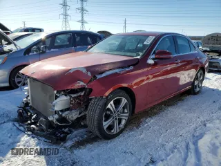 2019 Mercedes-Benz E-Class E 300 with VIN WDDZF4KB7KA595850, listed as a Copart auction lot 45160355 with 25,580 mi miles and Salvage Title. Bid and sale history available at carsss.com. Image 1.