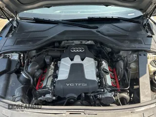 2013 Audi A8 3.0L with VIN WAURGAFD6DN010072, listed as a Copart auction lot 57999295 with 116,555 mi miles and Salvage title. Bid and sale history available at DreamBid. Image 7.