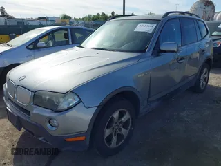 2008 BMW X3 3.0si with VIN WBXPC93408WJ14262, listed as a IAAI auction lot 42023634 with 158,232 mi miles. Bid and sale history available at carsss.com. Image 2.