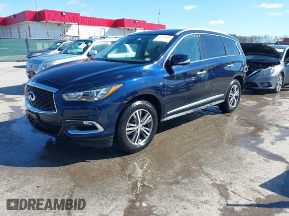 2020 Infiniti QX60 Luxe with VIN 5N1DL0MM5LC518335, listed as a IAAI auction lot 41599967 with 48,548 mi miles and . Bid and sale history available at DreamBid. Image 18.