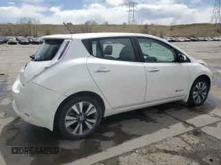 2013 Nissan LEAF SV with VIN 1N4AZ0CP7DC408914, listed as a Copart auction lot 53995905 with 63,652 mi miles and Salvage Title. Bid and sale history available at carsss.com. Image 3.
