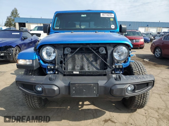 2021 Jeep Gladiator Willys with VIN 1C6HJTAG4ML524342, listed as a Copart auction lot 48774235 with 37,571 mi miles and Clean Title. Bid and sale history available at carsss.com. Image 5.
