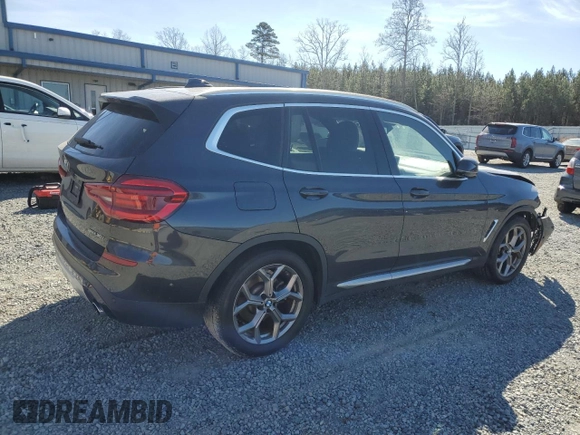 2021 BMW X3 sDrive30i with VIN 5UXTY3C06M9E65890, listed as a Copart auction lot 47286865 with 68,213 mi miles and Salvage Title. Bid and sale history available at carsss.com. Image 3.