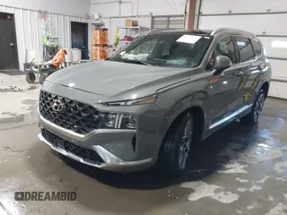 2023 Hyundai Santa Fe Calligraphy with VIN 5NMS54AL0PH628919, listed as a IAAI auction lot 41690223 with 9,931 mi miles. Bid and sale history available at carsss.com. Image 2.