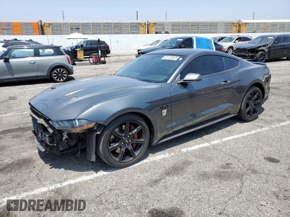 2020 Ford Mustang GT with VIN 1FA6P8CF5L5103173, listed as a Copart auction lot 59125945 with 73,205 mi miles and Salvage title. Bid and sale history available at DreamBid. Image 1.