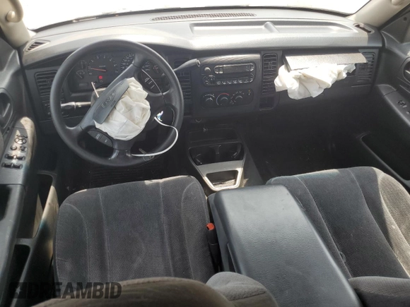 2004 Dodge Dakota SLT with VIN 1D7HL48K14S719751, listed as a Copart auction lot 64031654 with 288,226 mi miles and Salvage Title. Bid and sale history available at DreamBid. Image 8.