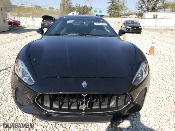 2018 Maserati GranTurismo Sport with VIN ZAM45VLA0J0253904, listed as a Copart auction lot 75857374 with 26,931 mi miles and Salvage Title. Bid and sale history available at carsss.com. Image 5.