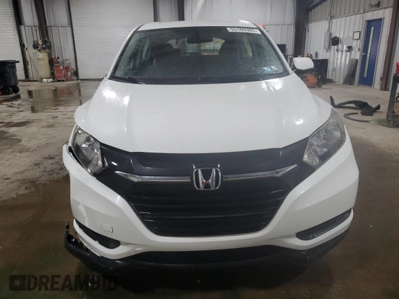 2018 Honda HR-V LX with VIN 3CZRU6H32JM722995, listed as a Copart auction lot 55169305 with 28,425 mi miles and Salvage Title. Bid and sale history available at carsss.com. Image 5.