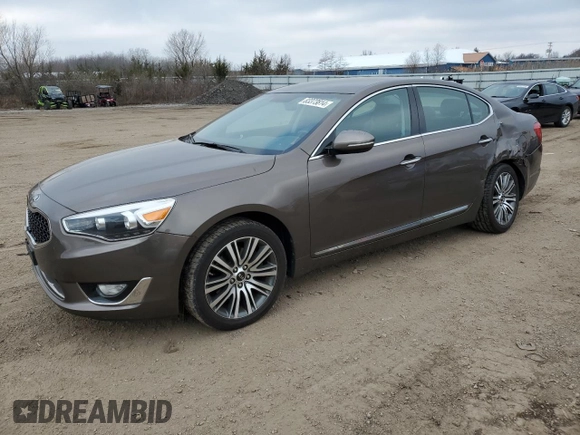 2014 Kia Cadenza Premium with VIN KNALN4D73E5167442, listed as a Copart auction lot 83373814 with 66,552 mi miles and Salvage Title. Bid and sale history available at carsss.com. Image 1.