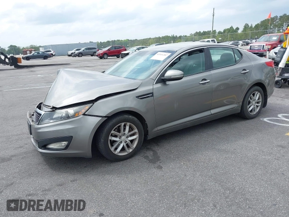 2013 Kia Optima LX with VIN 5XXGM4A74DG125903, listed as a IAAI auction lot 41931287 with 139,350 mi miles. Bid and sale history available at carsss.com. Image 2.