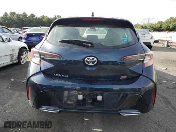 2021 Toyota Corolla Hatchback SE with VIN JTND4MBE2M3134546, listed as a Copart auction lot 71425514 with 37,499 mi miles and Salvage Title. Bid and sale history available at carsss.com. Image 6.