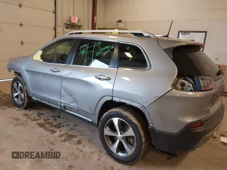 2020 Jeep Cherokee Limited with VIN 1C4PJMDX7LD595128, listed as a IAAI auction lot 41628564 with 79,207 mi miles. Bid and sale history available at carsss.com. Image 3.