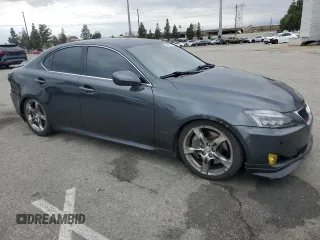 2008 Lexus IS 350 with VIN JTHBE262882013902, listed as a Copart auction lot 55874805 with 118,630 mi miles and Salvage title. Bid and sale history available at DreamBid. Image 4.