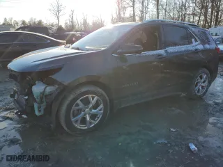 2019 Chevrolet Equinox LT with VIN 2GNAXVEX9K6130153, listed as a Copart auction lot 89354165 with 112,705 mi miles and Salvage Title. Bid and sale history available at carsss.com. Image 1.