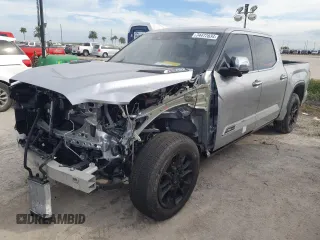 2023 Toyota Tundra with VIN 5TFMC5AB5PX002933, listed as a Copart auction lot 74472834 with 15,865 mi miles and Salvage title. Bid and sale history available at DreamBid. Image 1.