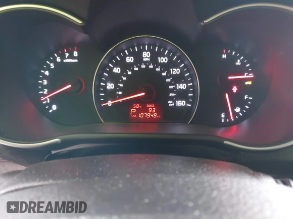2015 Kia Sorento LX with VIN 5XYKT4A64FG589597, listed as a IAAI auction lot 42068816 with 107,948 mi miles. Bid and sale history available at carsss.com. Image 7.