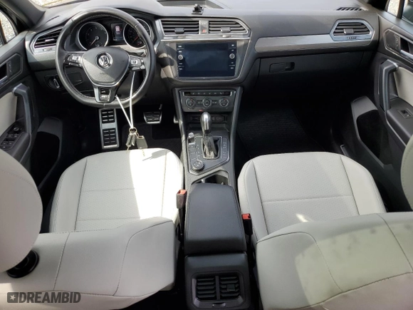 2021 Volkswagen Tiguan SE with VIN 3VV2B7AX7MM017406, listed as a Copart auction lot 53265945 with 43,056 mi miles and Salvage Title. Bid and sale history available at carsss.com. Image 8.