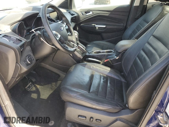 2015 Ford Escape Titanium with VIN 1FMCU9J97FUA00075, listed as a Copart auction lot 54215845 with 99,818 mi miles and Salvage title. Bid and sale history available at DreamBid. Image 7.