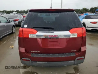 2010 GMC Terrain SLE-1 with VIN 2CTFLCEW4A6357727, listed as a Copart auction lot 74466284 with 0 mi miles and Salvage Title. Bid and sale history available at carsss.com. Image 6.