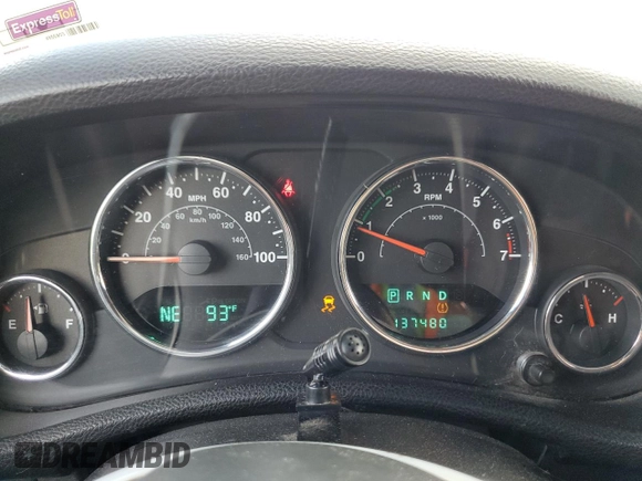 2014 Jeep Wrangler Sport with VIN 1C4AJWAG8EL159953, listed as a Copart auction lot 61175035 with 137,480 mi miles and Salvage title. Bid and sale history available at DreamBid. Image 9.